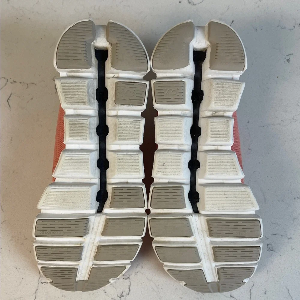 On Running On Cloud 5 Sneakers Women's Flamingo/Pearl Size 6.5 - Picture 15 of 17